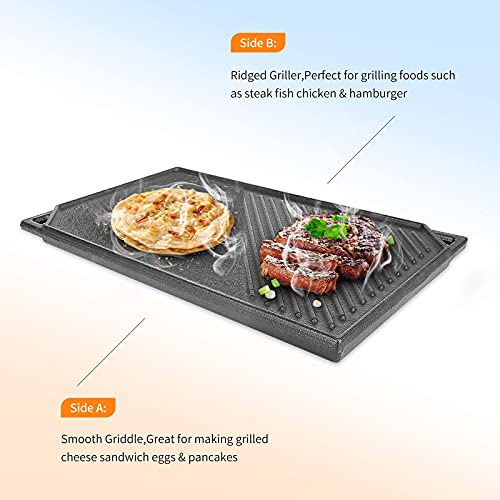 Hushtong Grill Grate Compatible with Ninja Ag301 Foodi,Accessories for Ninja Foodi 5-in-1 Indoor Grill AG300 and AG400 Series,Non-Stick Replacement