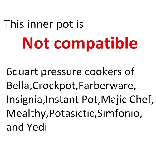 Instant Pot 6_qt_ceramic_inner_pot Ceramic Inner Cooking Pot - 6 Quart