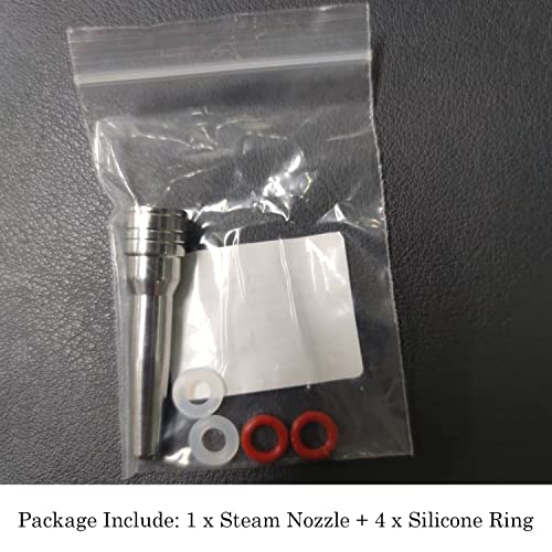 Coffee Maker Steam 3&4 Hole Nozzle 304 Stainless Steel Multiple Holes Tip  Milk Foam Spout for Breville 8 Series Espresso Machine Steam Wand Tip Part