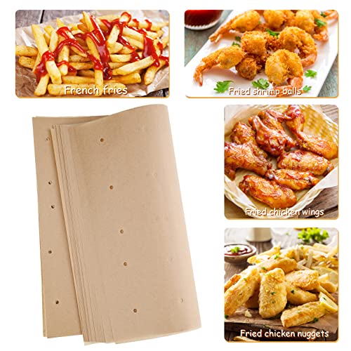 100pcs Air Fryer Liners Disposable Paper Liners Non Stick Parchment For  Ninja Dual