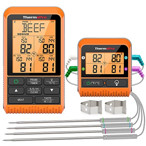 Govee Grill Thermometer, Bluetooth Digital Meat Thermometer with 6 Probes, 230ft