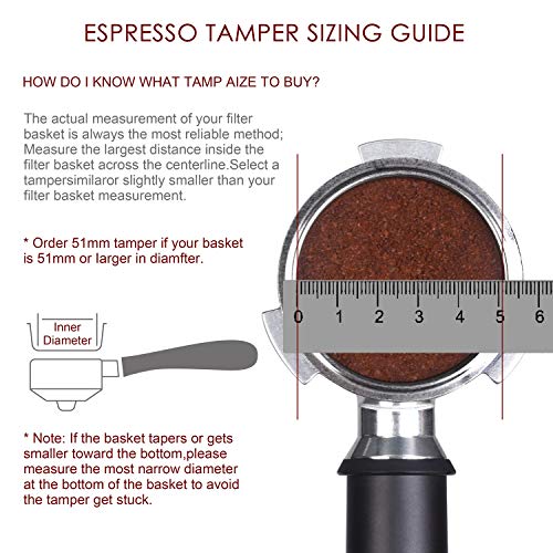 Coffee Tamper ,Espresso Tamper,Espresso Coffee Tamper,Flat Base 51mm 