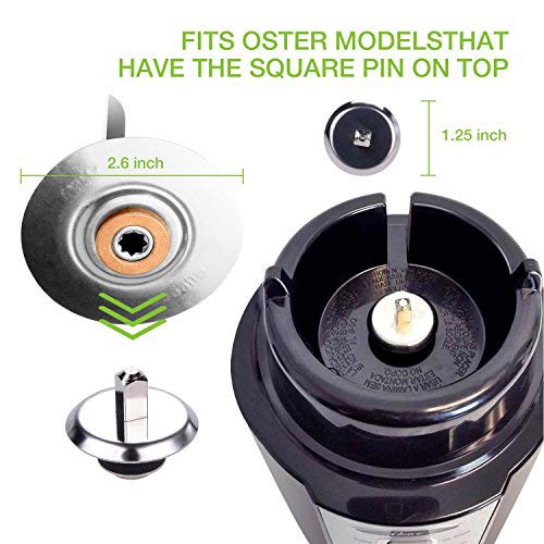 Oster 6 Cup Glass Blender Jar and Lid Replacement for Models: Blstaj