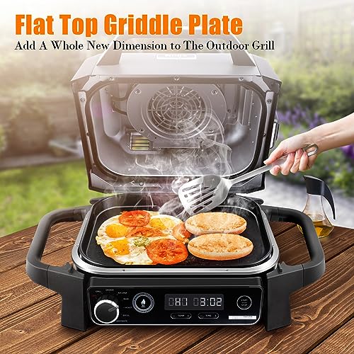 SafBbcue Grill Griddle Pan for Ninja Foodi Grill Accessories Kit, Ninja  Foodi AG301 AG400 AG301C AG300 AG300C AG302 IG301A LG450CO Parts, GE Gas  Stove