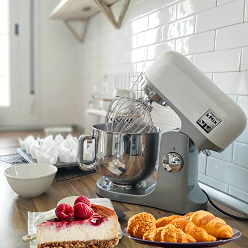 HOMEST Stand Mixer Quilted Dust Cover with Pockets Compatible with  KitchenAid 6/7/8 Quart Bowl Lift, Grey (Patent Design)