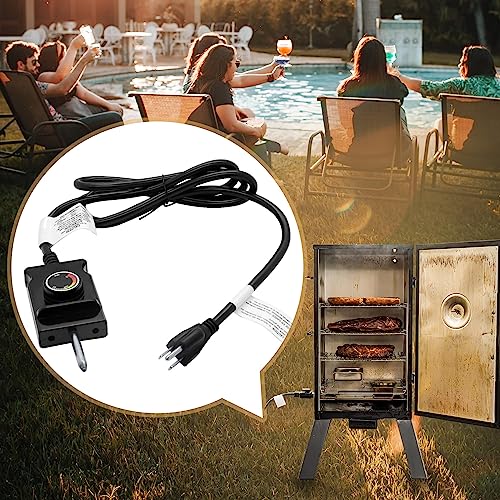 Stanbroil Replacement Part Electric Smoker and Grill Heating Element with  Adjustable Thermostat Cord Controller