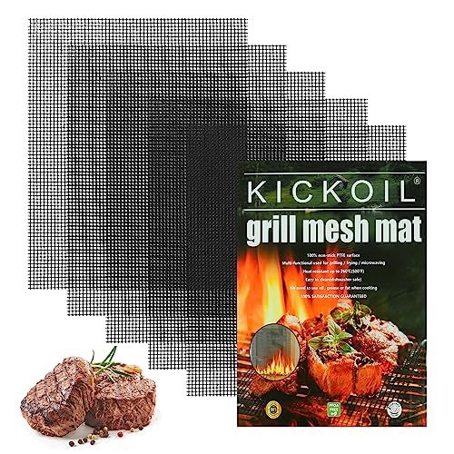 AIEVE Grill Mat Accessories for Ninja Woodfire Outdoor Grill, 3 Pack  Non-Stick BBQ Mat Baking Mat Reusable Liners Compatible with Ninja Woodfire  Grill