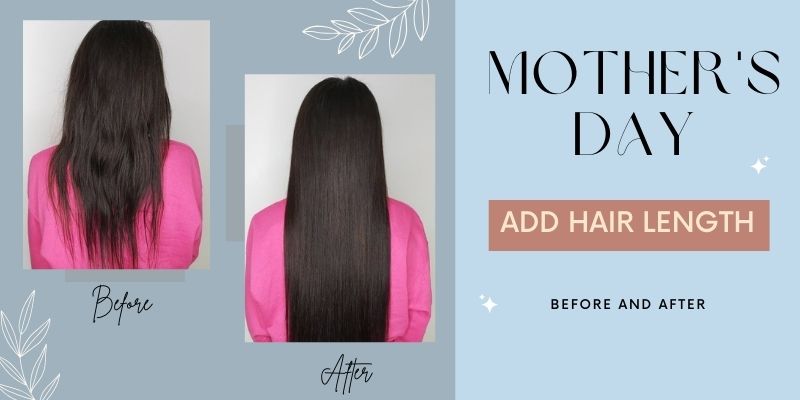 Moresoo hair extensions add hair length