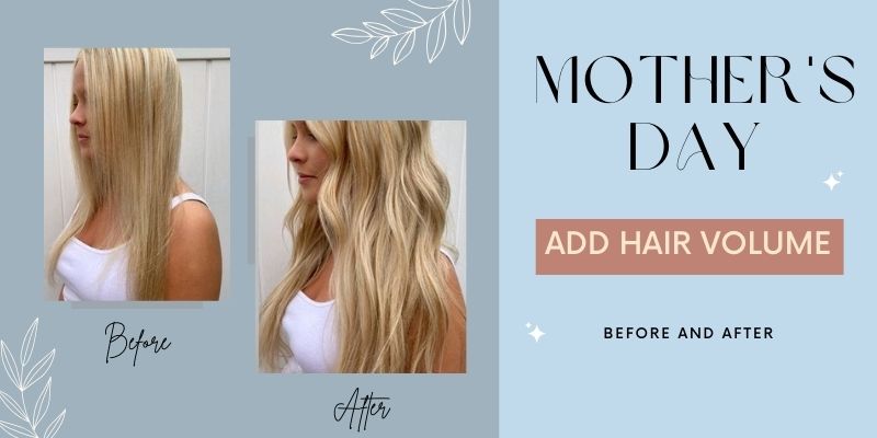 Moresoo hair extensions add hair volume