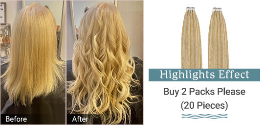 Highlight Blonde Hair Moresoo Human Hair Extensions