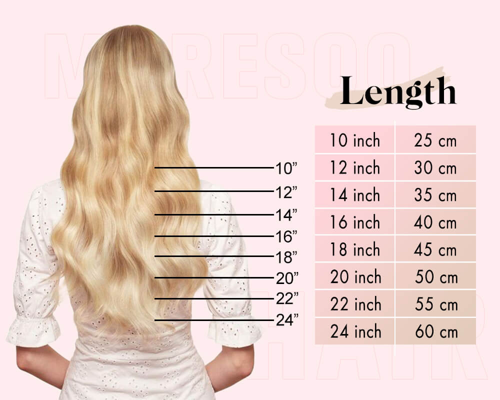 how to choose moresoo human hair weft length