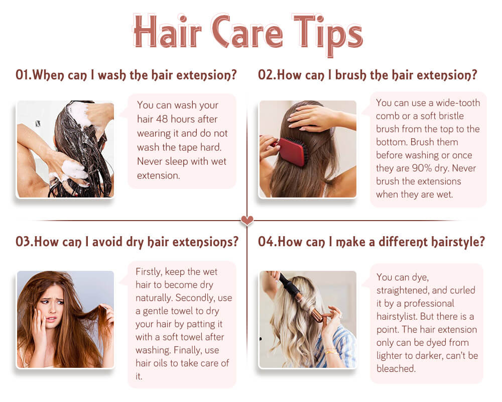 take care of remy u tip human hair extensions