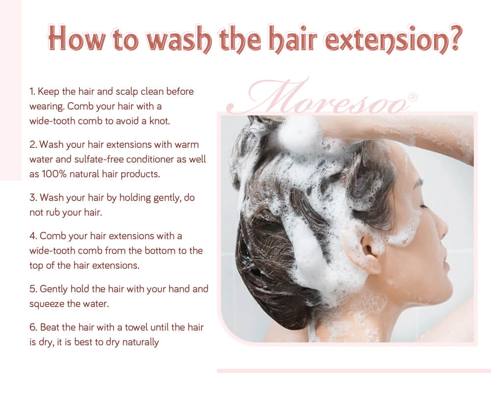 how to wash pre bonded remy u tip human hair extensions