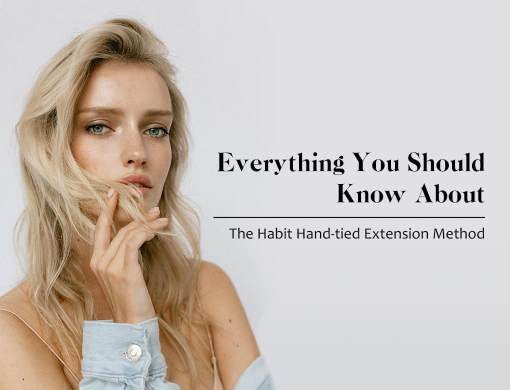 The Habit Hand tied Extension Method UgeatHair Official Store