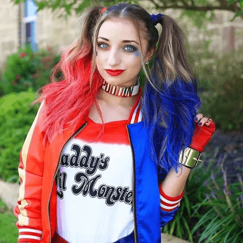 Harley Quinn Hairstyles For Halloween