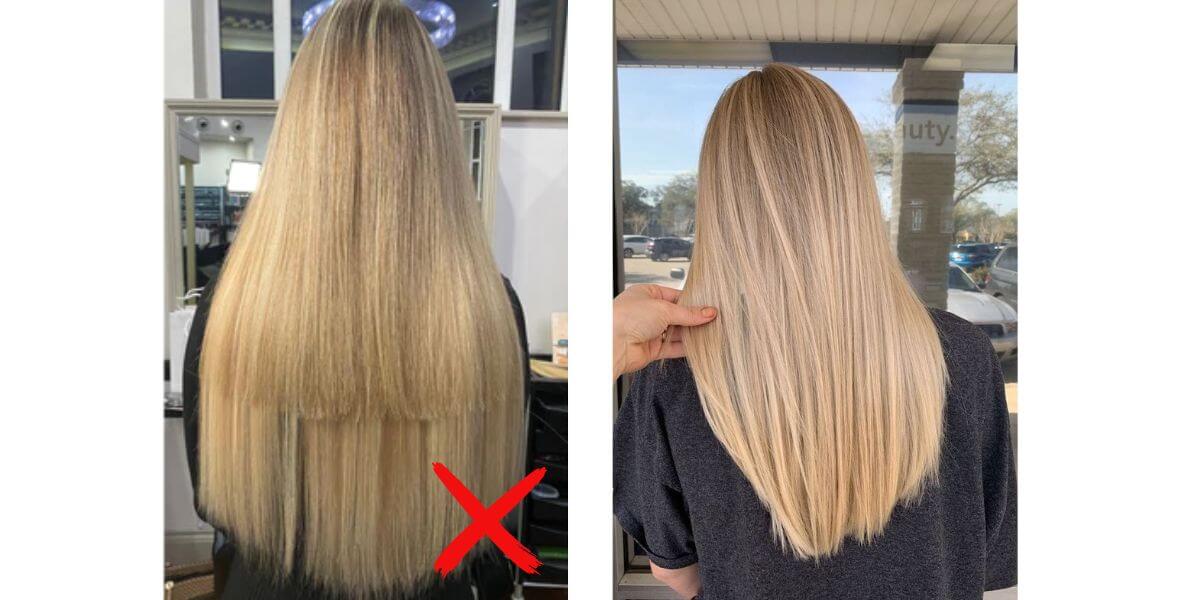 How to make hair extensions blend naturally