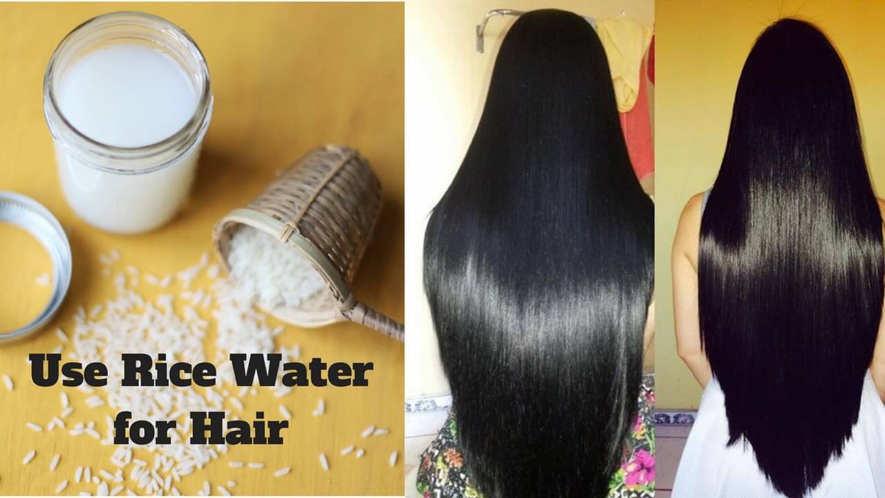 use rice water for hair