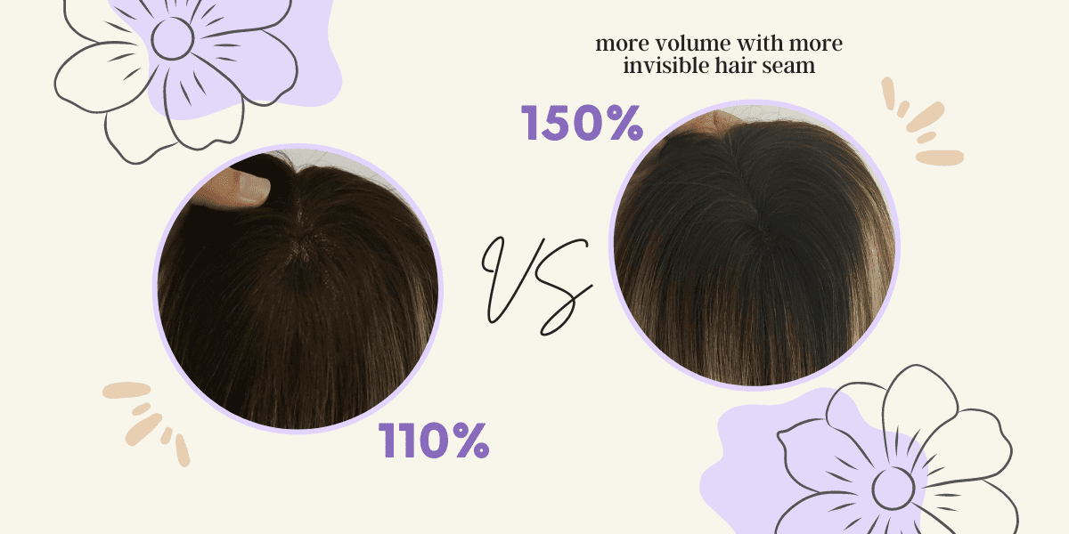 remy hair topper for thinning crown