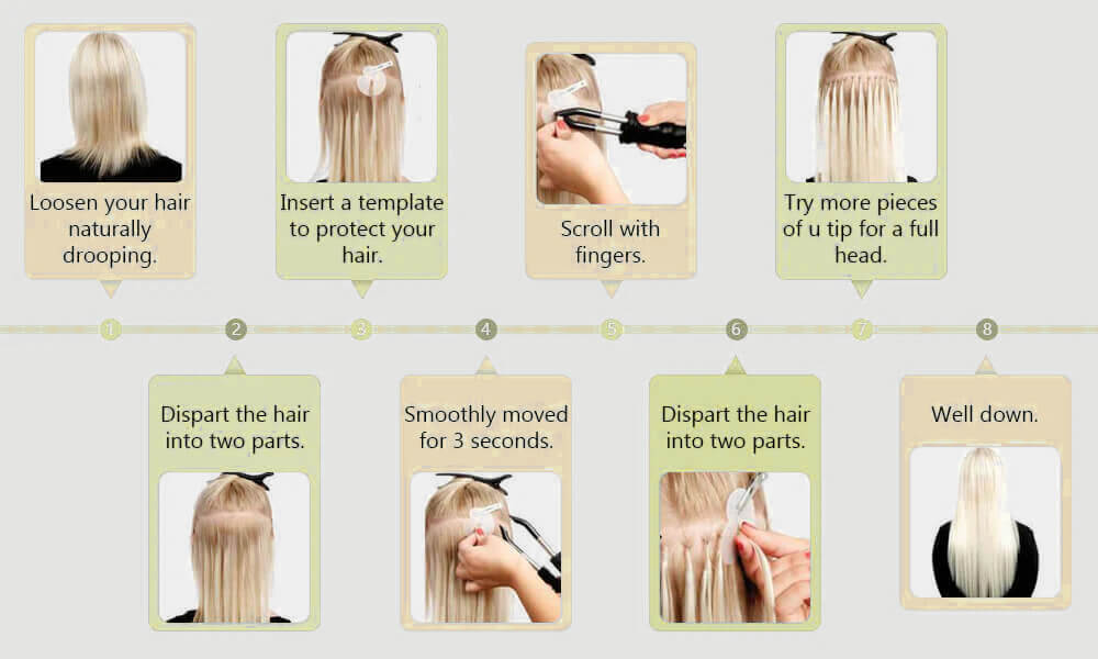 how to wear u tip hair extension