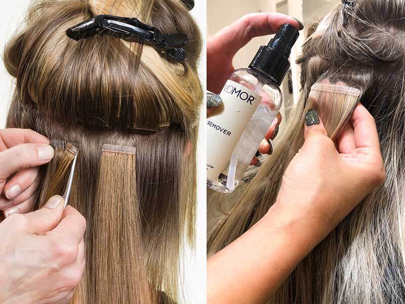 how to remove you hair extensions