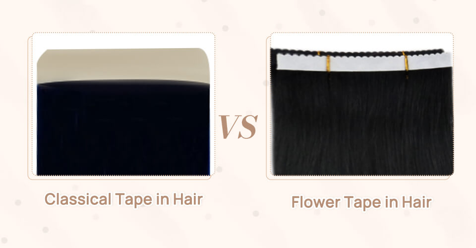 flower invisible tape in extensions