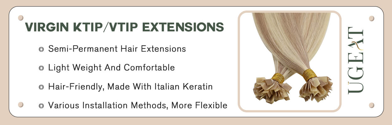 virgin keratin tip hair extensions