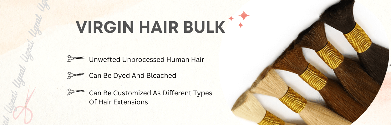 virgin human hair bulk