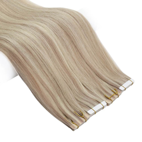 Virgin Real Human Tape in Hair Extensions Salon Quality – UgeatHair
