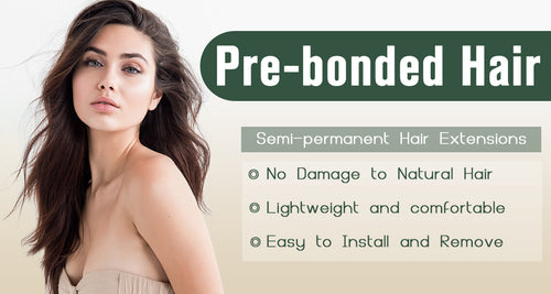 pre-bonded hair extensions