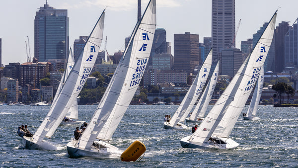 Rounding the top into the 4th leg, race 7 Milson Silver Goblets