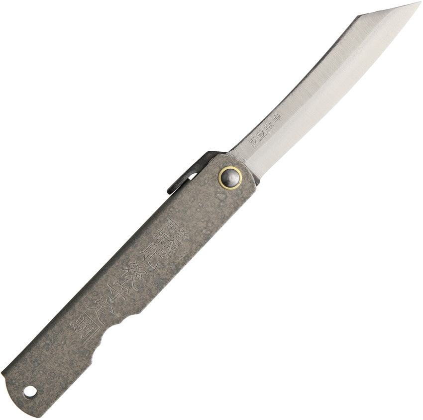 Higonokami 10cm Aogami 2 Steel Folding Knife Large Brass Handle – Bernal  Cutlery