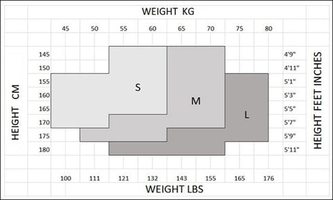 Sizing Charts – Italian Tights