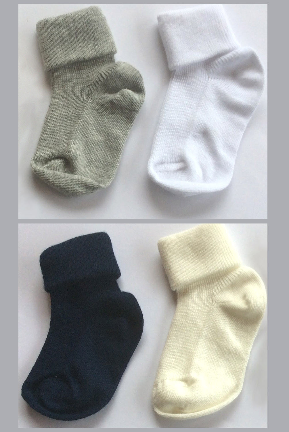 boys cream socks