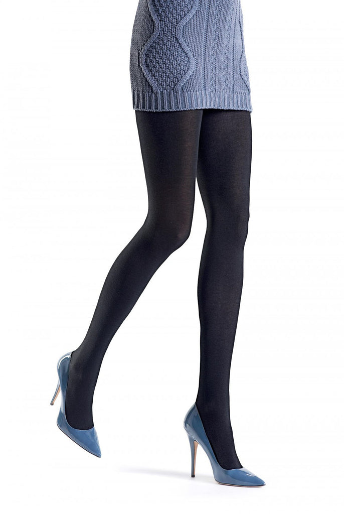 Oroblu Viktoria Wool and Cotton Plain Tights In Stock At UK Tights