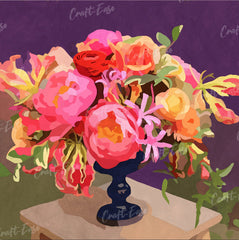 "Bouquet exotique" de Marla Gill