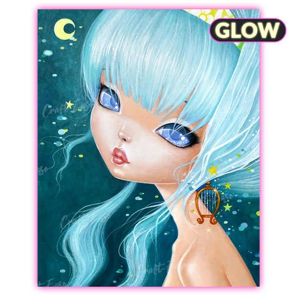 Vampire Girl Glow Diamond Painting - Bat– Craft-Ease