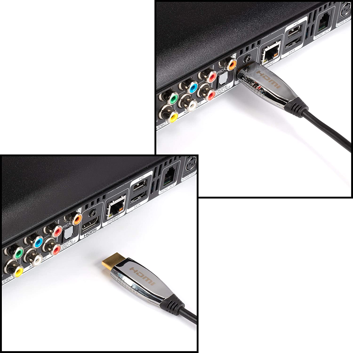 20 Feet, 4K Fiber Optic HDMI Cable, Ultra High Speed Fiber Optic 18Gbp ...