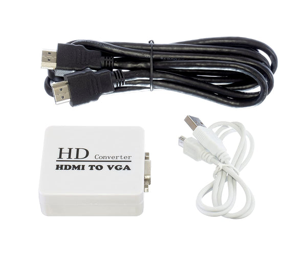 HDE HDMI Adapter and Cable for Nintendo Wii Console Wii to HDMI 1080p HD  Video and Audio Output Converter and 10 ft Cable