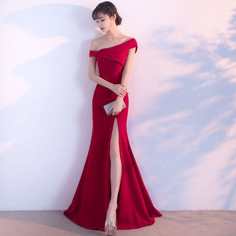 Feisty Red Evening Gown