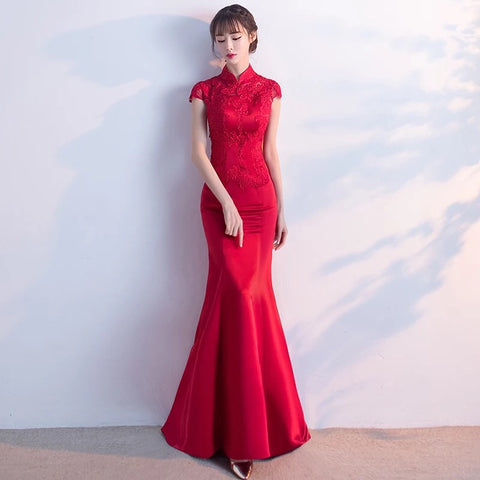 Carla Cheongsam evening gown