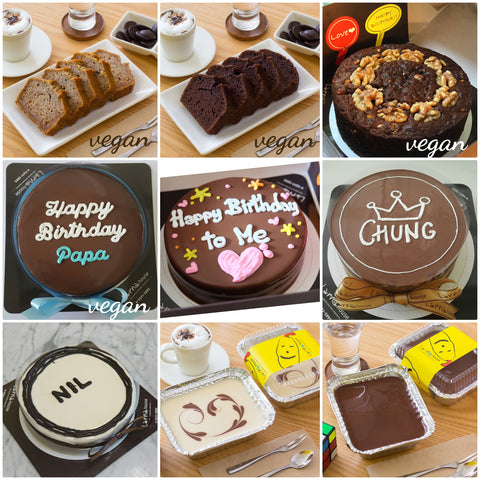 delivery birthday chocolate and vegan cake in Thailand