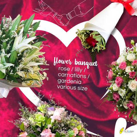 delicious valentine chocolate delivery with flower bangkok Thailand quick & fresh