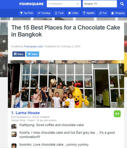 best chocolate cake in Bangkok