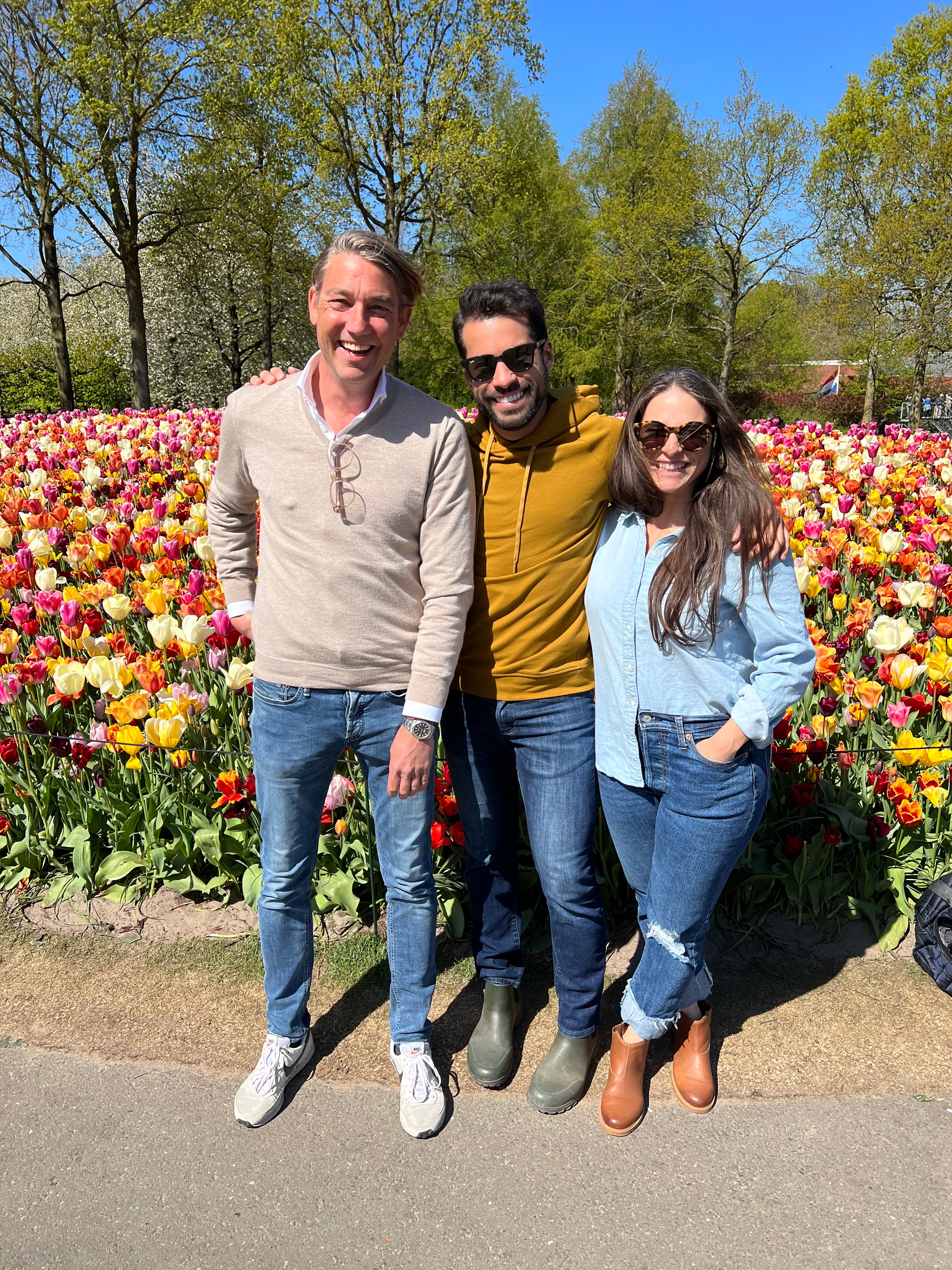 Meet the winners of the trip to Amsterdam - Holland visiting the tulip bulb fields with Ben, owner of DutchGrown Flower Bulbs