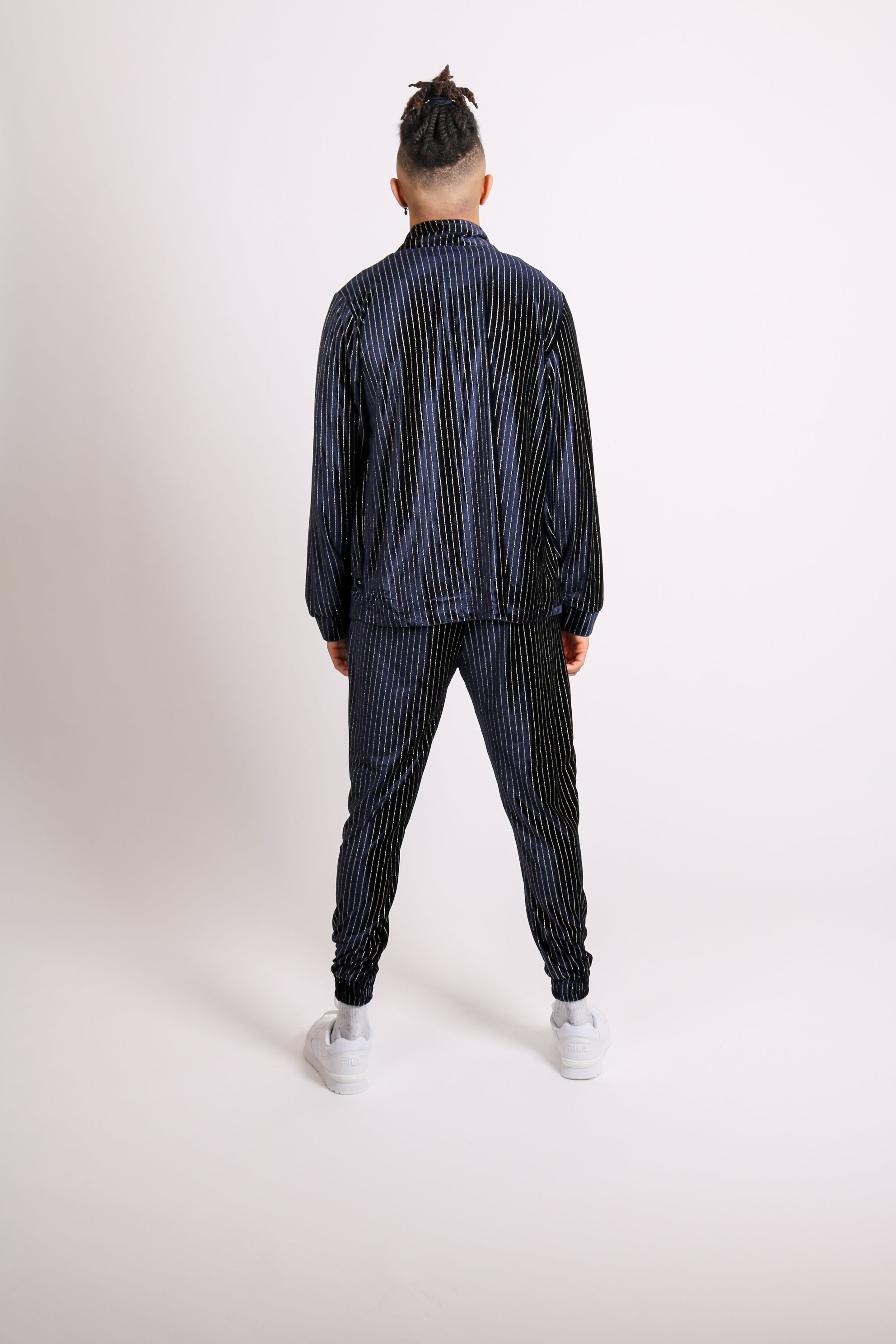 pinstripe tracksuit