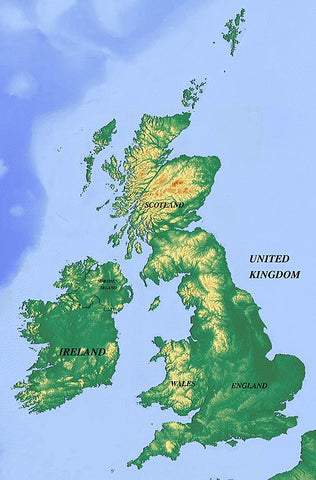 great britain walking map