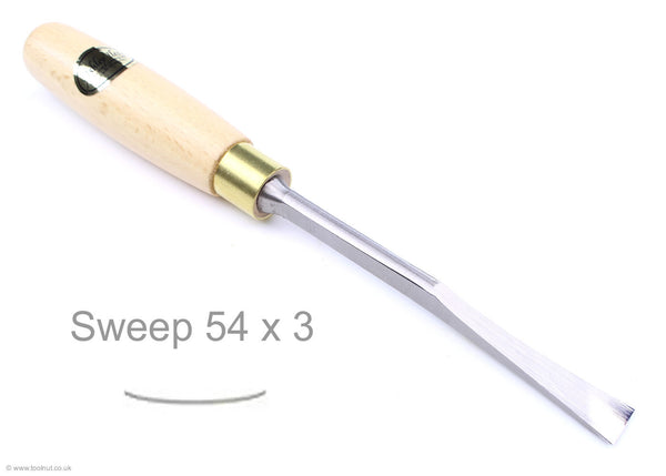 what is a #3 sweep 3/8 fishtail gouge