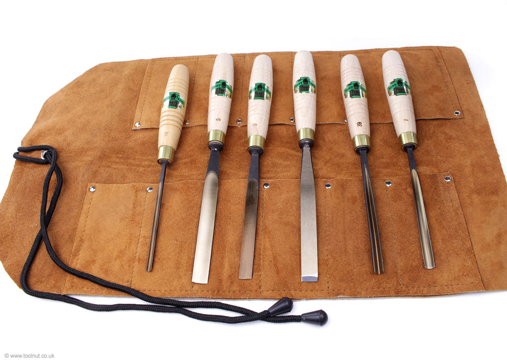 Henry Taylor Beginner Carving Tool Set - with Leather Tool 