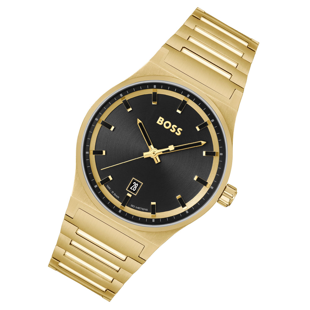 Australia Factory Boss Men\'s Steel Watch Silver 1514123 The Dial Hugo Watch – Black -