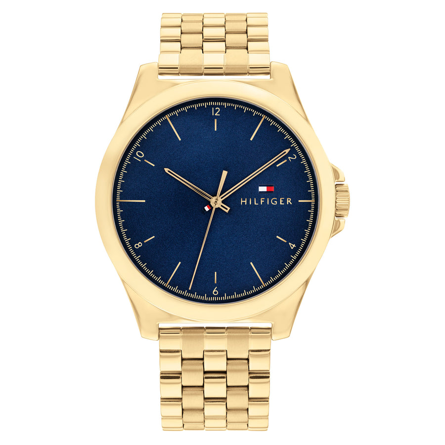 Tommy Hilfiger Two-Tone Steel Blue Dial Men's Watch - 1710507 – The Watch  Factory Australia